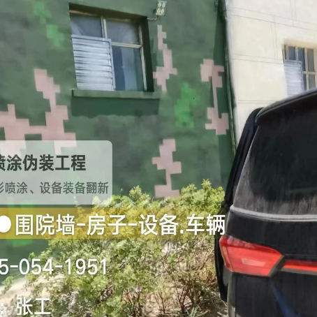 衢州数码迷彩漆施工